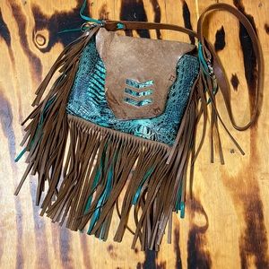 Solid leather custom purse!